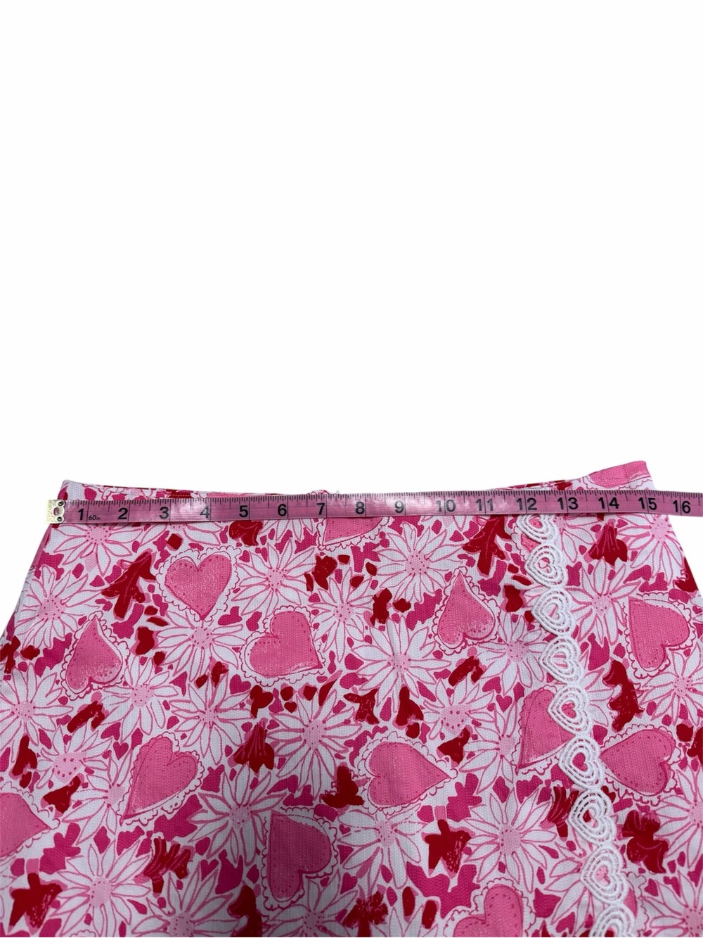 New Lilly Pulitzer Michelina Mini Skort - Vault Print 1977 Coconut Dear Heart - Picture 8 of 10